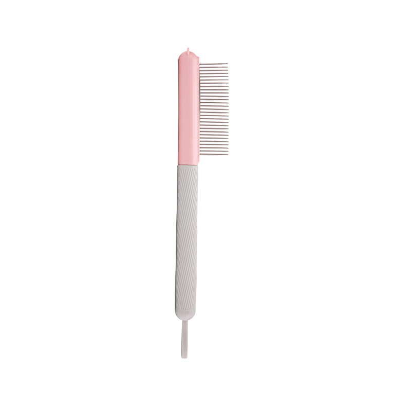 Soft-grip grooming comb