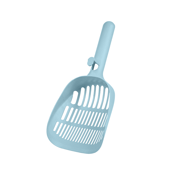 Hook-handle litter scoop